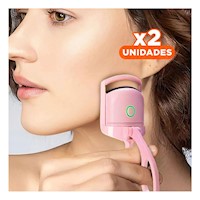 Pack2 Styler Portatil Electrico de Color Rosado Y+Regalo Sticker